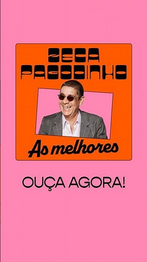 Quer ouvir maiores hits do Zeca Pagodinho em um só lugar? Dá o play na playlist “As Melhores”