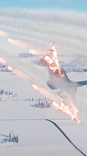 233K views · 980 reactions | F-16 Executes Rapid Missile Launch — Simulation! | HR Creativity | Facebook