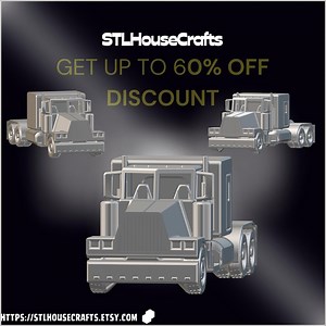 Semi Truck STL Files – 3D Printable Big Rig Models (digital Download) - Etsy