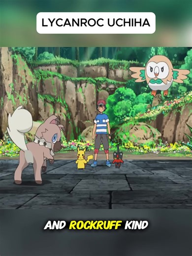 LYCANROC UCHIHA #Pokemon #Lycanroc #Uchiha #AnimeCrossover #Anime PART 01