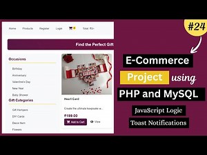 E-Commerce Website Project Using PHP & MySQL | Admin & User Panel | JavaScript Toast Behaviour - 24