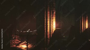 Hauntingly beautiful candle-lit gothic sanctuary
