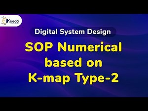 SOP Numerical Based On K-map Type 1 | Logic Gates and Combinational Circuit | Digital Circuit Design