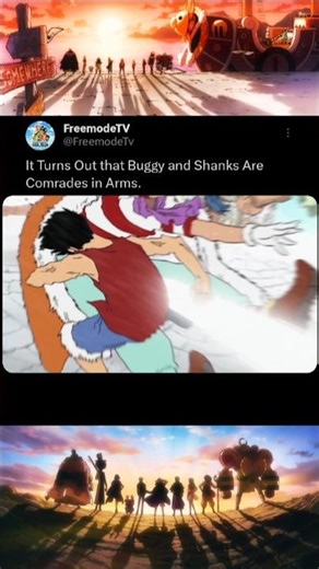 Buggy and Shanks Used to be Comrades #shorts