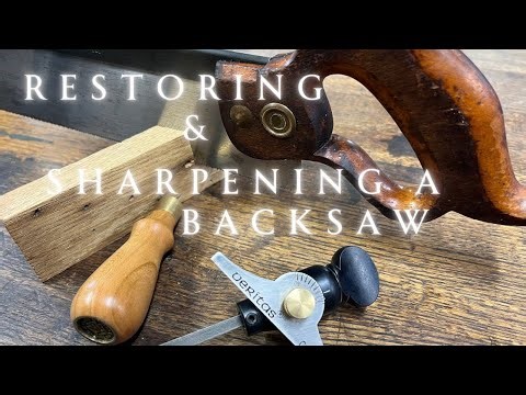 Restoring a Jackson Back Saw