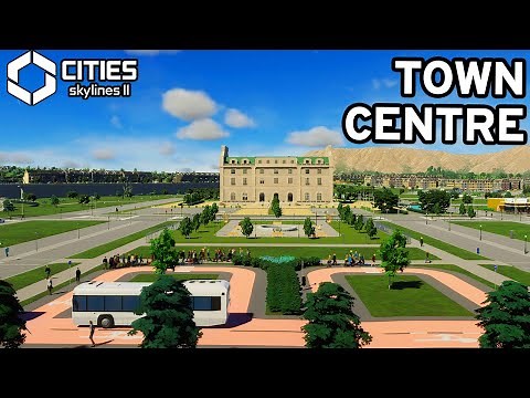 Designing Our First Town Centre In Cities Skylines 2!