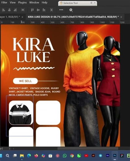 Modern Fashion Flyer Design In Photoshop #fashionflyer #photoshop #socialmediadesign