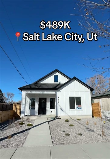 A NEW construction home in Salt Lake City for $489K… no HOA 🤯 📍 916 W 500 S Comment VALUE and I’ll send you the details. Monique Hudson, REALTOR® | Utah Real Estate | Buying • Selling • Building | 📲 (801) 833-6067 | 📧 Monique.Hudson@theperrygroup | Real Broker, LLC. Listed by Spencer Passey RE/MAX Associates #realestateagent #realestate #housetour #millionaire #utah