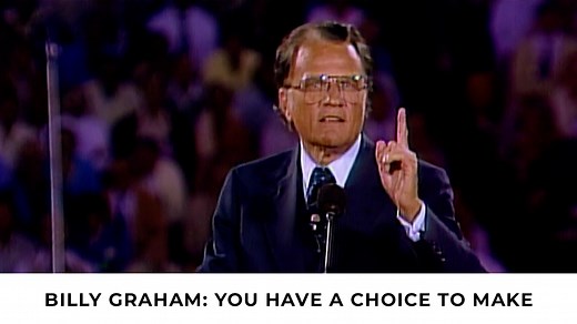 The Bible says, “Choose for yourselves this day whom you will serve … But as for me and my house, we will serve the Lord” (Joshua 24:15). Today, you have a choice to make—will you serve the Lord? Hear what a life of surrender looks like in this 1981 Billy Graham sermon from San Jose, California. Follow our account to enjoy #MondayNightClassics every Monday at 8 p.m. ET | Billy Graham Evangelistic Association