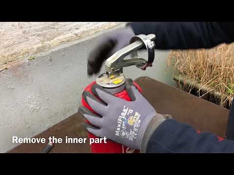 How to disassemble and assemble an ABC Fire Extinguisher maintenance DIY
