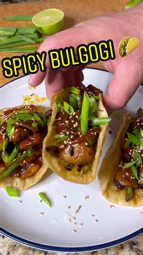 Delicious Vegetarian Spicy Bulgogi Tacos Recipe