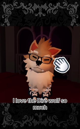 Adopt a Stylish Dire Wolf in Roblox