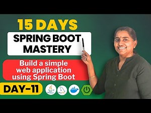 Create a simple web application using Spring Boot | 15 days to Spring Boot Mastery