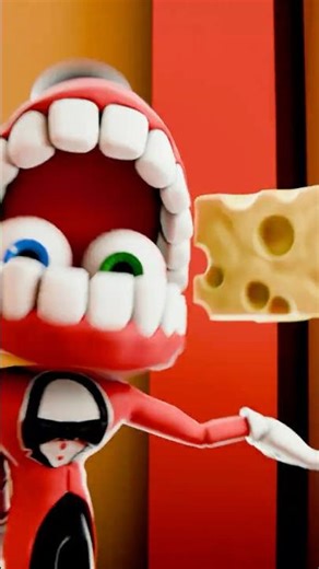 Caine steals CHEESE 🧀 #shorts #tadccaine #tadc #tomska #asdfmovie