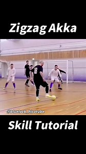 Zigzag Akka Skill Tutorial！#football #footballskills #soccer #soccerskills #futbol #futebol #サッカー | Bluelock Hirotube