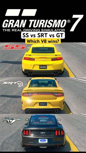 Which American V8 Wins? 🔊 GT7 Sound Battle