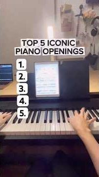 Do you recognize all 5 of these legendary piano openings? #classicalpiano #pianist #pianoshorts