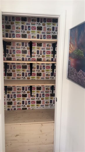 create our ✨dream✨ pantry with us! 💖 We love how this DIY pantry build came out! Now onto the next closet 💃 #homeowners #diy #pantry