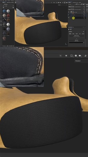 cool leather. #blender3d #gaming #3dmodelingtutorial #substancepainter #zbrush #maya3d