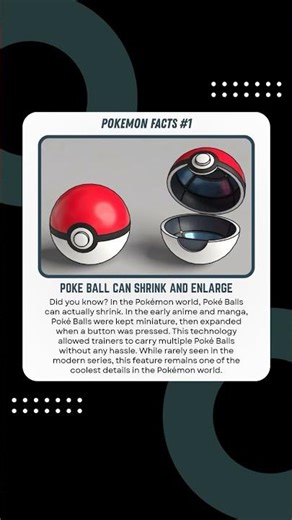 Pokeball can shrink and Enlarge