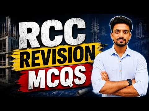 9.00 PM ⚡RCC MCQs | Civil Engineering #sandeepjyani