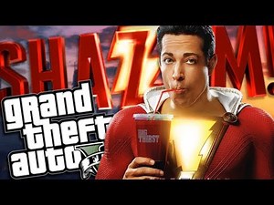 THE NEW SHAZAM MOVIE MOD w/ SUPER POWERS (GTA 5 PC Mods Gameplay)