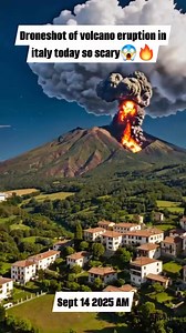 219K views · 449 reactions | Droneshot of volcano eruption in italy today so scary #volcanoeruption #italy #BreakingNews #fblifestyle | Althea blog | Facebook