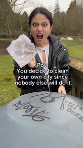 Pov: you decided to clean your own city since nobody else will do it😱🧽#cleaning #deepclean #instaclean | Quick’n Brite All Purpose Cleaner