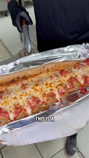 23K views · 254 reactions | 稜 THE MEATBALL HOAGIE 稜 Juicy meatballs, slow-simmered marinara, and melty mozzarella — all tucked into a fresh-baked roll. Cheesy, saucy, and messy in the best way 襤 Perfect comfort food, straight from Palmer’s Pizza ❤️  2001 Lincoln Way, White Oak, PA  PalmersPizza.com #PalmersPizza #MeatballHoagie #PittsburghEats #FoodieReels #SupportLocal #CheesePull | Palmer's Pizza | Facebook