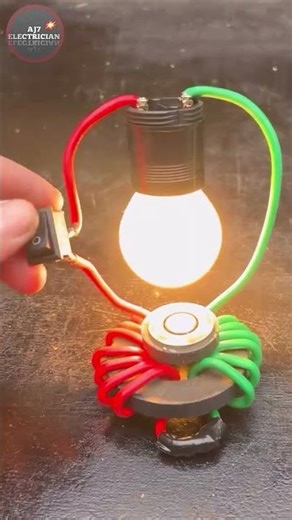 A circuit demonstrating a "free #EnergyEfficient#LowPowerCircuit#ElectronicsProject#SmartDesign