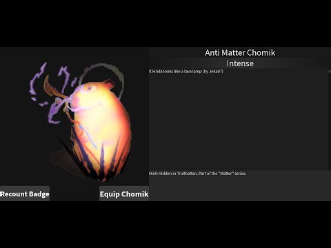 How to get "Antimatter Chomik" - Find the Chomiks | Roblox