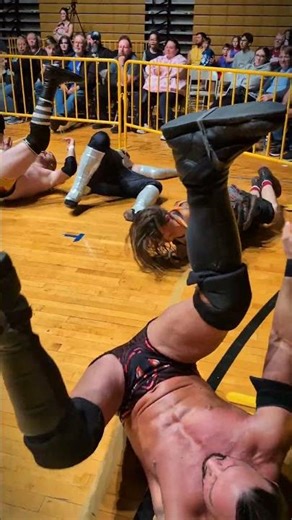 Steven Flowe stage dives in the Hammond Civic Center (ARWpro) 10/2025