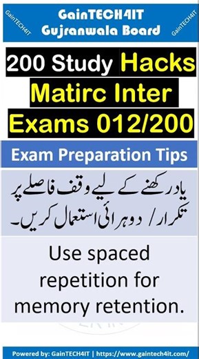 Quick study tips - focus hacks for studying - student success strategies