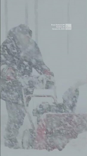 Lake-Effect Snow Causes Whiteout In New York