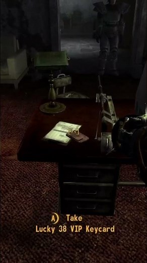 I always forget about this Secret Lucky 38 Keycard you can find #fallout #newvegas