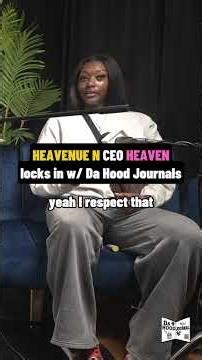 #Heavenue N is locked in with Da Hood Journals interview dropping today at 5pm 🔒🔒
