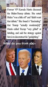 Harris on Debate Biden Was a Little Off, Trump Was Moderate