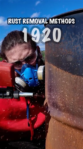 What year are you in? Rust removal methods then vs now! 🔧 #car #carlovers