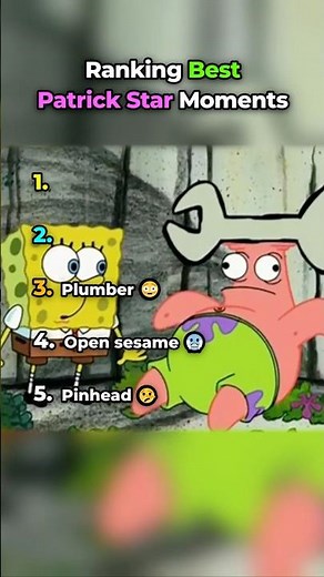 Ranking Best Patrick Star Moments 😂