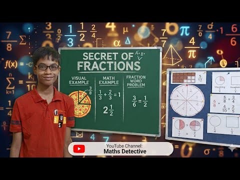 Fractions Explained Simply | Beginner to Pro | Maths Made Easy