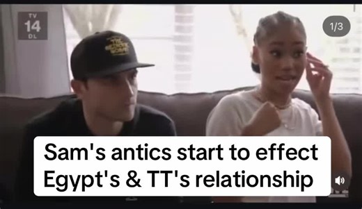 Sam continues to do what he can to isolate Egypt from her family & friends. TT is getting fed up with Sam's antics. Treach does not acknowledge Sam to be the culprit. #egyptcriss #egypt #growinguphiphop #fyp #explorepage✨