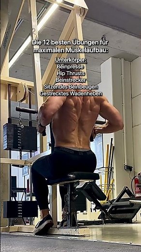 Die 12 besten übungen für maximalen Muskelaufbau