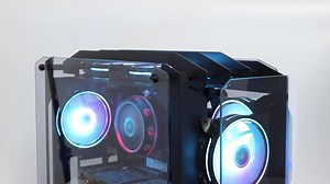 New Design White Computer Casing Cabinet Gaming Cabinet Pc Tower case Computer Cases & Towers with Fan Pc Gaming System Unit