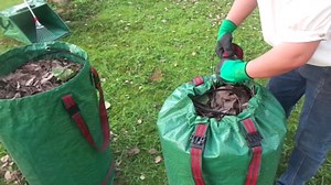 2-Pack 32 Gallon Yard Waste Backpack,Garden waste bags, leaf collector/Garbage Bag,Tote Bag Shoulder Bag, Duffel Bag Moving Bag -Lawn Pool Garden - Outdoor Camping Reusable Foldable