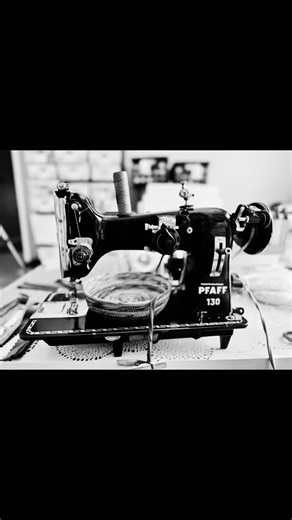 So happy this gorgeous machine is living a brilliant 21st century life in my studio. Thanks for being gorgeous, Hildegard. #pfaff #sewing #sewingmachine #sew #sewsew #pfaffsewing #antique #crafty #newlife #blackandwhitephotography | Pieceful Design
