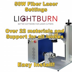 50W Fiber Laser Lightburn Library: Engraving Settings for Metals, Polymers (digital Download) - Etsy