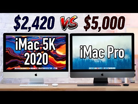 The 2020 5K iMac ($2420) OUTPERFORMS the $5000 iMac Pro!