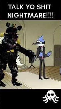 Nightmare Freddy in Regular Show #fnaf #gaming #regularshow