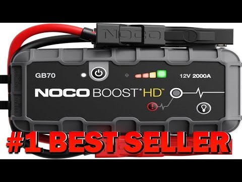 NOCO Boost GB70: 2000A UltraSafe Jump Starter 12V Lithium Battery Booster - B016UG6PWE