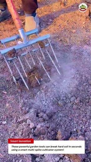 Amazing Garden Tools Break Hard Soil in Seconds – Smart Manual Cultivator Tool